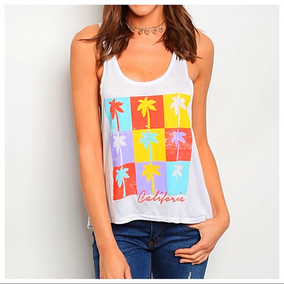 🏝California Dreaming Crop Top🏝 - Picture 1 of 3